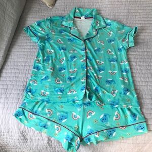 ASOS Chelsea Peers pajama set small S